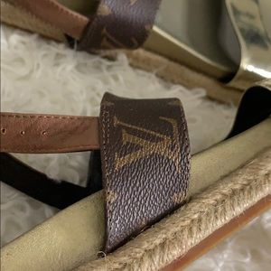 Vintage custom LV beach sandals